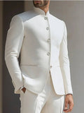 Completo Collo Coreano da Uomo Elegante