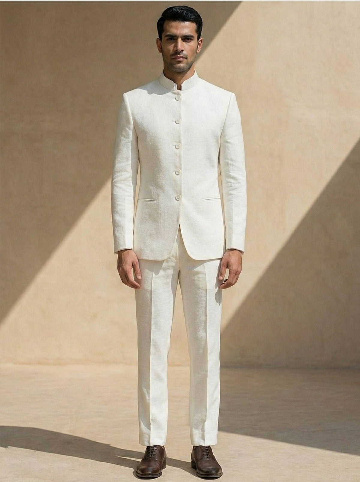 Completo Collo Coreano da Uomo Elegante — foto 2