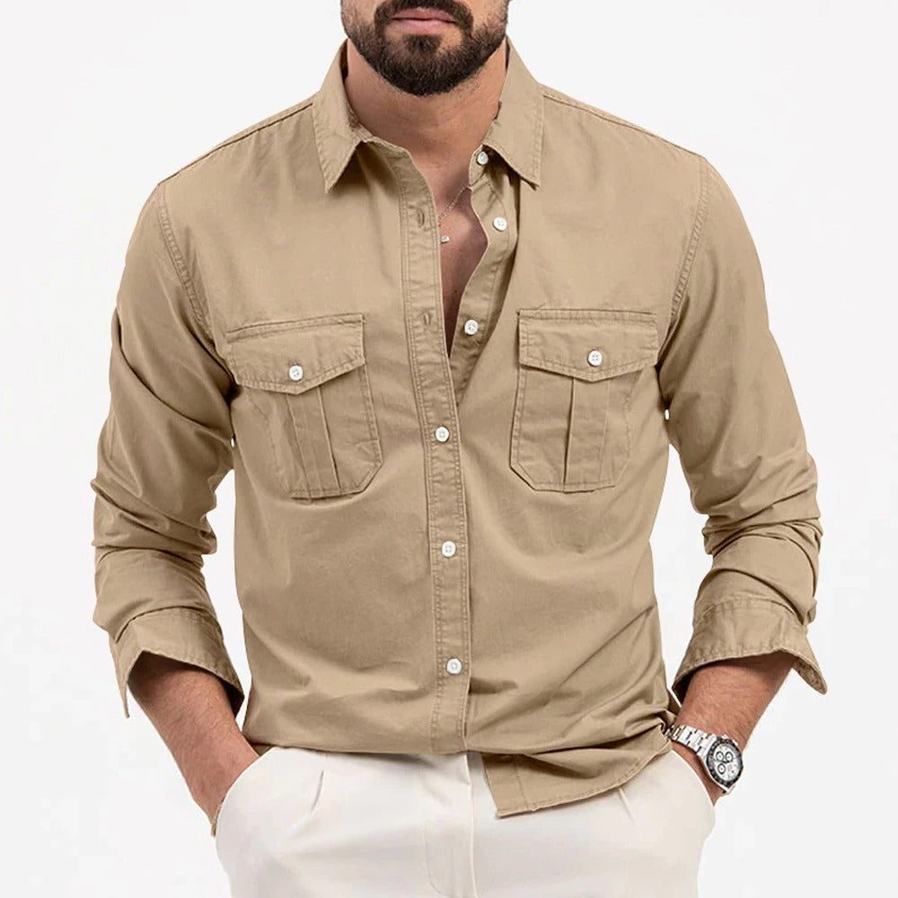Camicia Cargo da Uomo Multitasche — foto 2