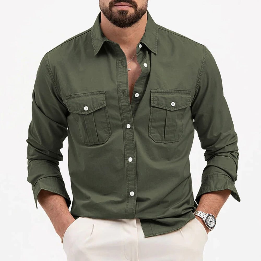 Camicia Cargo da Uomo Multitasche — foto 3