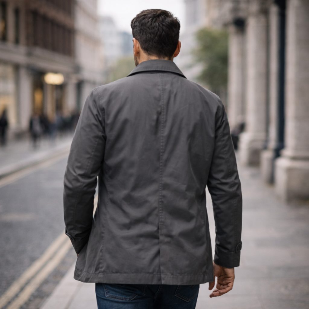 Cappotto da Uomo con Collo Classico e Taglio Dritto — foto 3