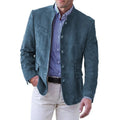 Blazer da Uomo Abbottonato in Stile Rilassato