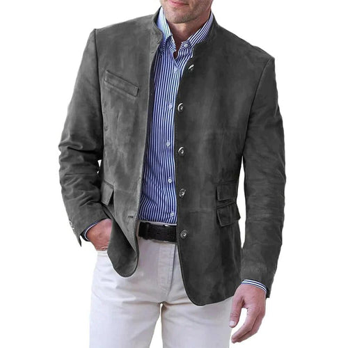Blazer da Uomo Abbottonato in Stile Rilassato — foto 2