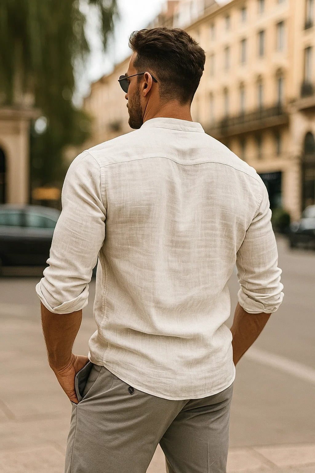Camicia Fresca da Uomo a Maniche Lunghe — foto 3