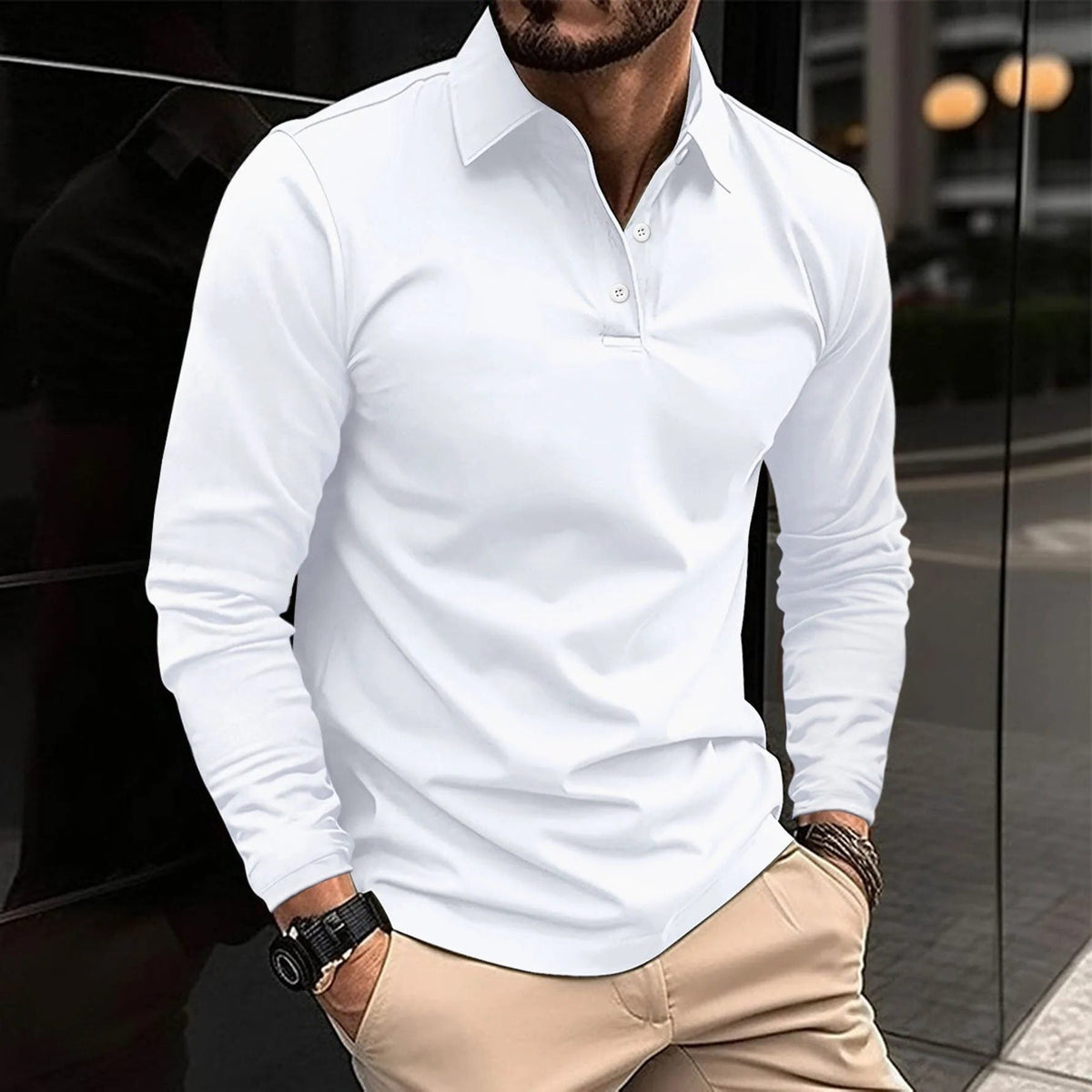 Polo Versatile da Uomo Maniche Lunghe — foto 2