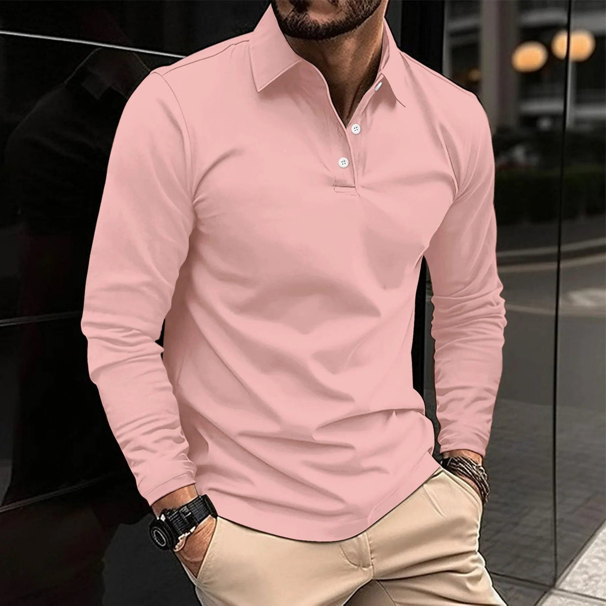 Polo Versatile da Uomo Maniche Lunghe — foto 4