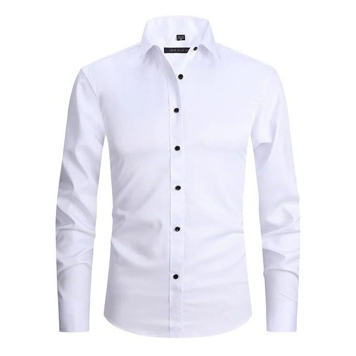 Camicia Manica Lunga da Uomo Comfort Elasticizzato
