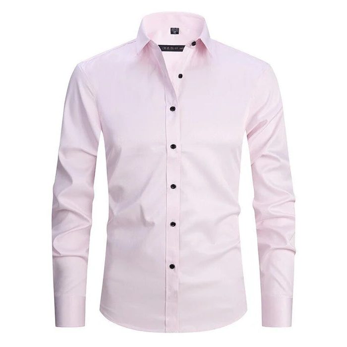 Camicia Manica Lunga da Uomo Comfort Elasticizzato — foto 8