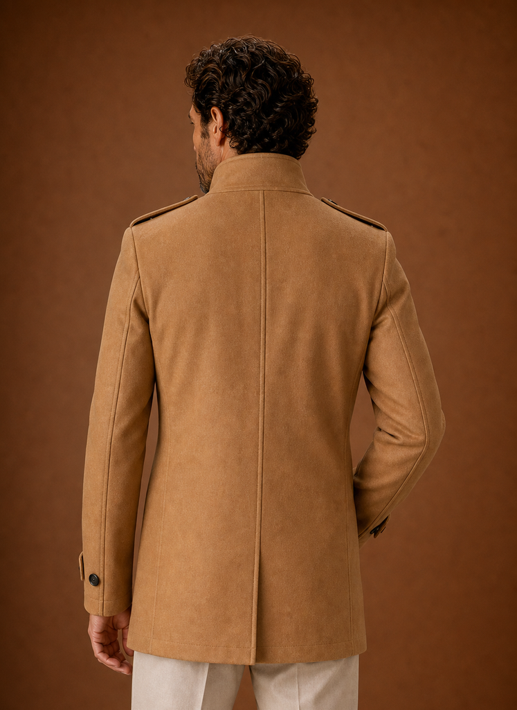 Cappotto Doppiopetto da Uomo con Bottoni Frontali — foto 15