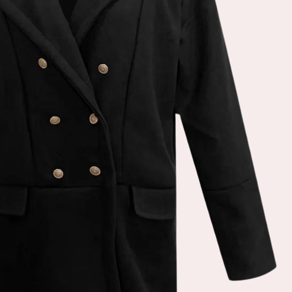 Cappotto Doppiopetto da Uomo con Collo in Pelliccia — foto 3