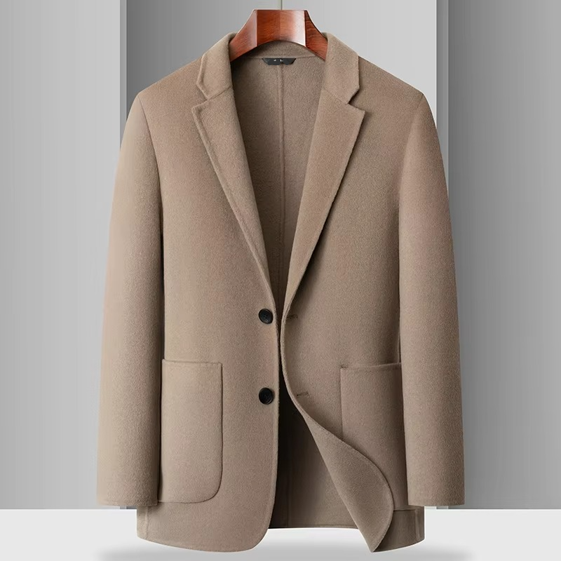Cappotto in Lana da Uomo Lunghezza Media — foto 5