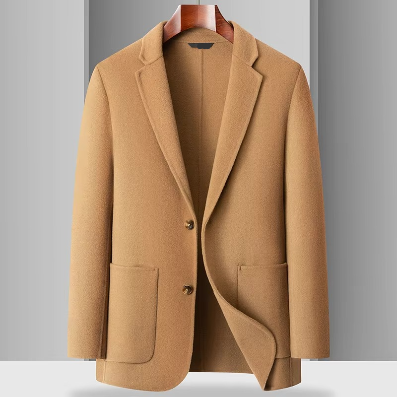 Cappotto in Lana da Uomo Lunghezza Media — foto 6