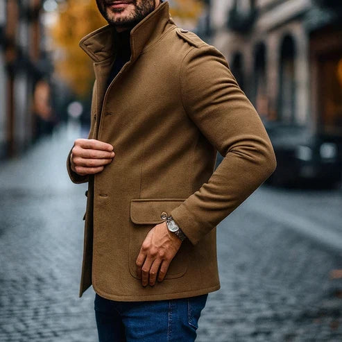 Cappotto in Lana da Uomo Taglio Sartoriale — foto 2