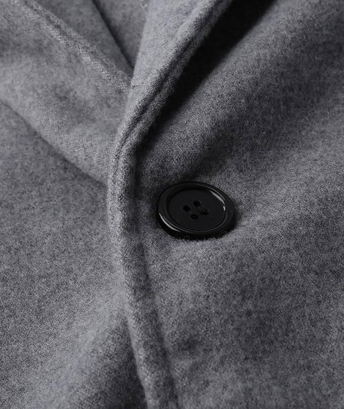 Cappotto Monopetto Lungo da Uomo Taglio Slim — foto 12