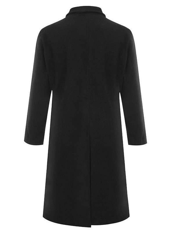 Cappotto Monopetto Lungo da Uomo Taglio Slim — foto 3