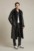 Cappotto in Montone Sintetico da Uomo Reversibile