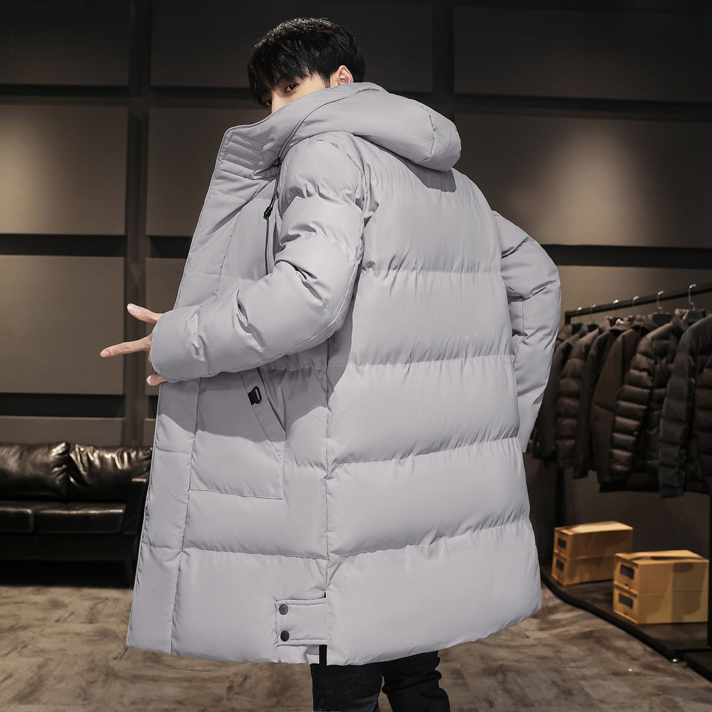 Cappotto Piumino Lungo da Uomo con Tasche a Patta — foto 2