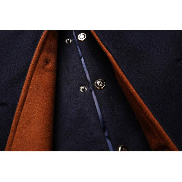 Cappotto da Uomo in Lana con Collo Coreano — foto 5