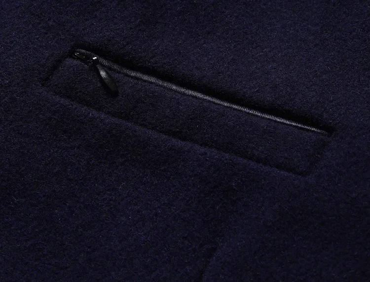 Cappotto da Uomo in Lana con Collo Coreano — foto 6