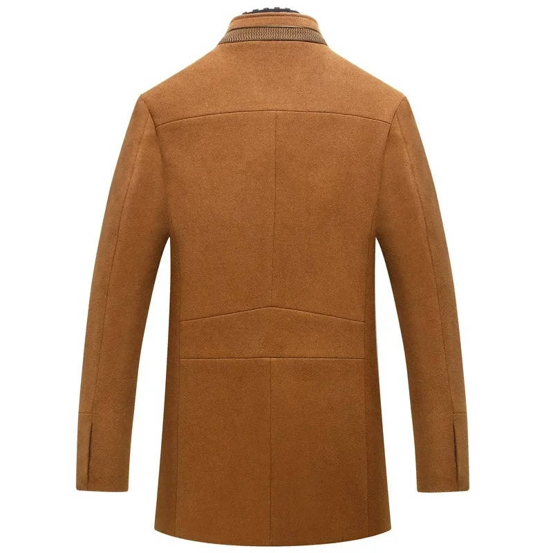 Cappotto da Uomo in Lana con Collo Coreano — foto 9