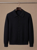 Cardigan in Maglia da Uomo Traspirante Smart Casual