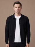 Cardigan da Uomo con Bottoni Taglio Rilassato