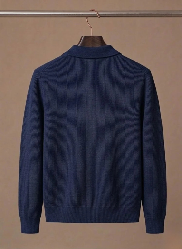 Cardigan da Uomo con Bottoni Taglio Rilassato — foto 13