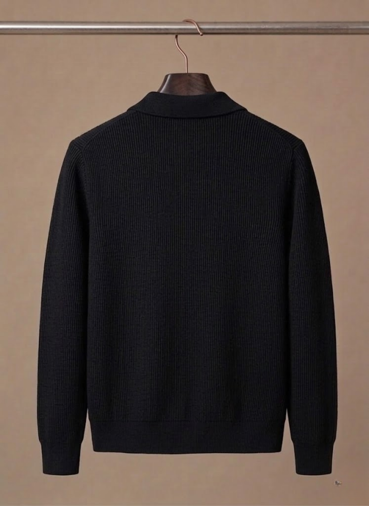 Cardigan da Uomo con Bottoni Taglio Rilassato — foto 5