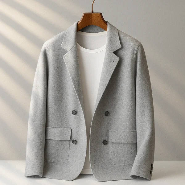 Cardigan da Uomo in Misto Cashmere con Bottoni — foto 12