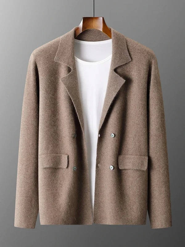 Cardigan da Uomo in Misto Cashmere con Bottoni — foto 2