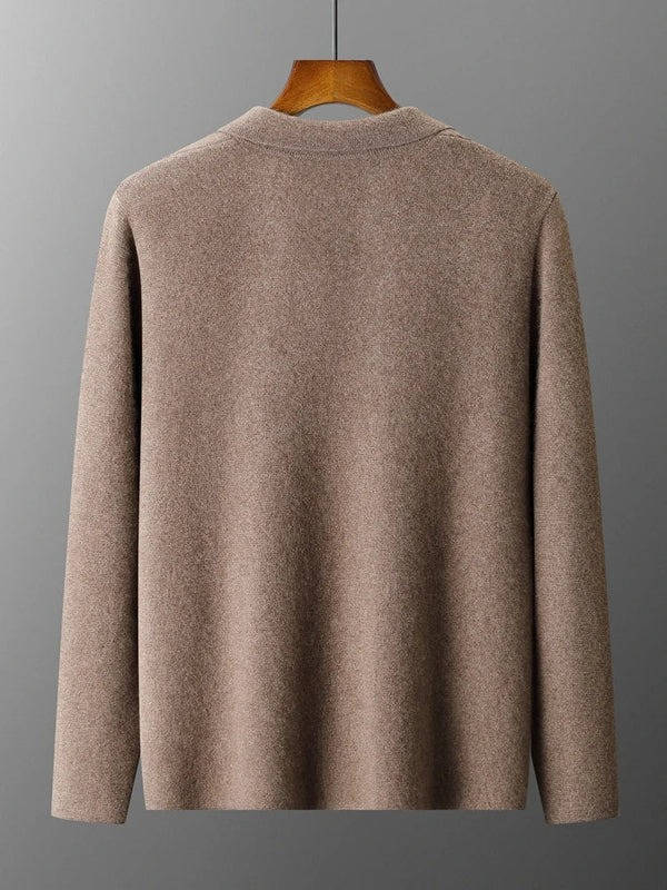 Cardigan da Uomo in Misto Cashmere con Bottoni — foto 3
