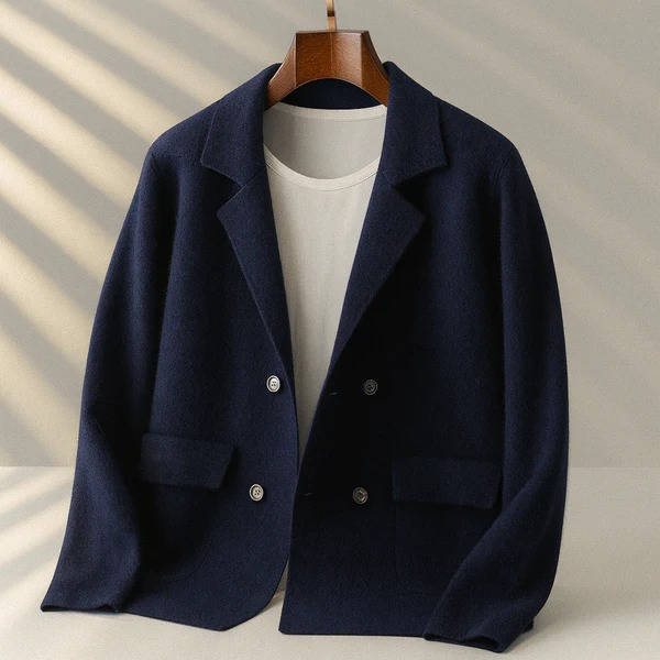 Cardigan da Uomo in Misto Cashmere con Bottoni — foto 6