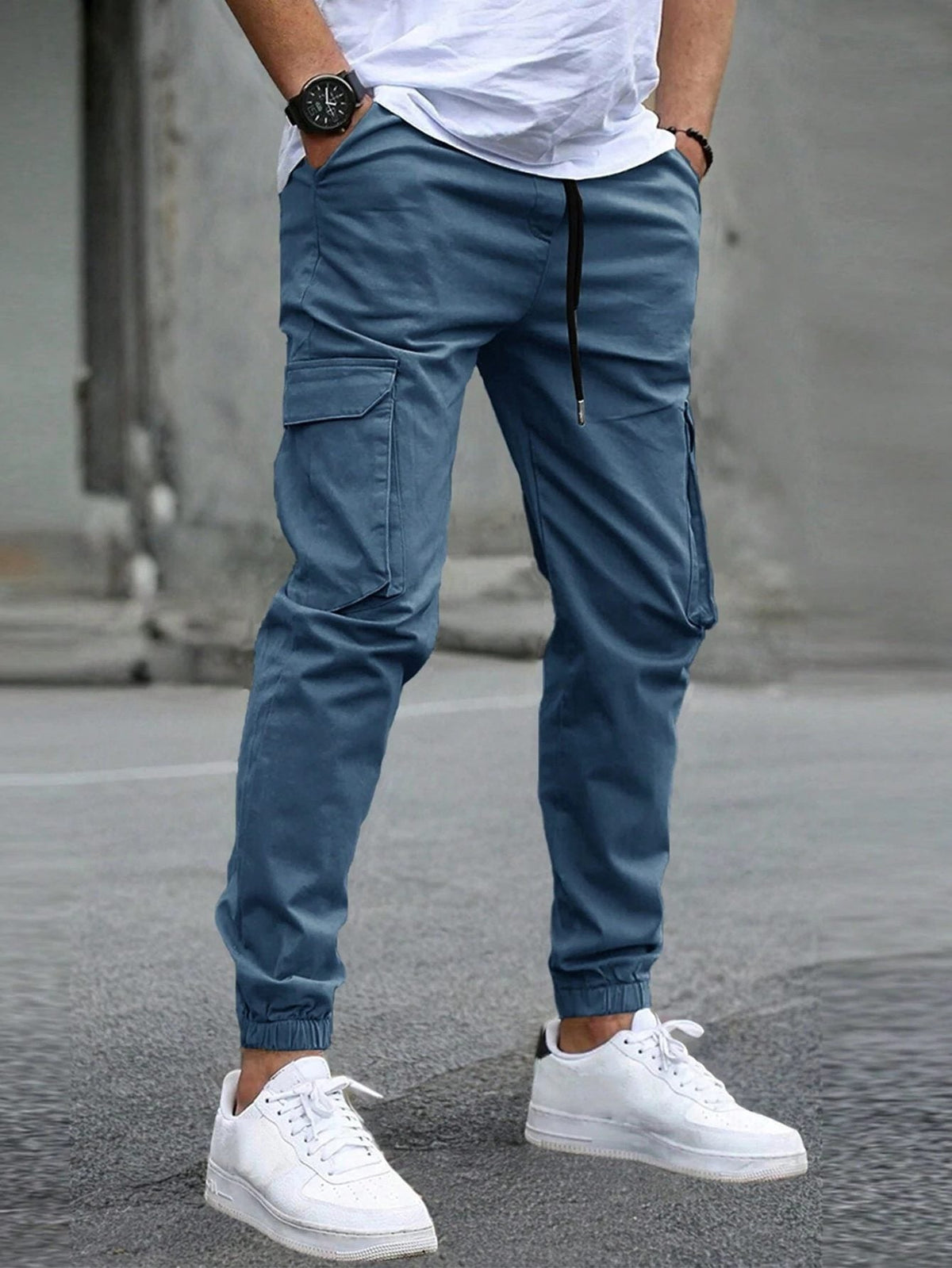 Joggers Cargo da Uomo con Caviglia Affusolata — foto 6