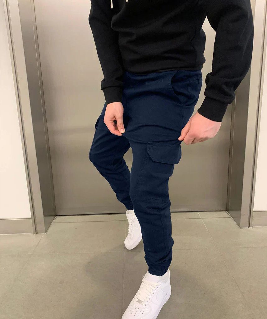 Joggers Cargo da Uomo con Caviglia Affusolata — foto 8