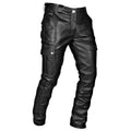 Pantaloni Biker da Uomo Tasche Cargo