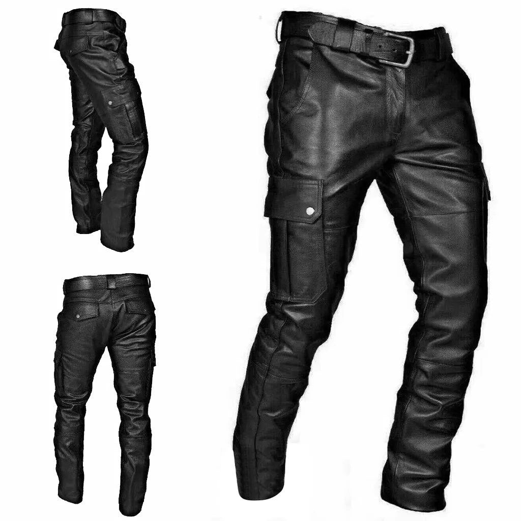 Pantaloni Biker da Uomo Tasche Cargo — foto 4