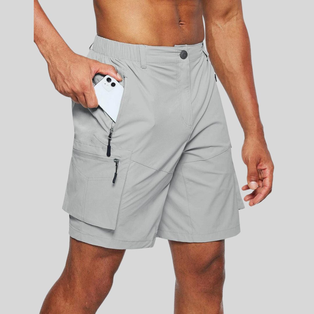 Pantaloncini Cargo da Uomo Tasche con Zip — foto 6