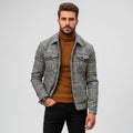 Overshirt a Quadri da Uomo con Colletto