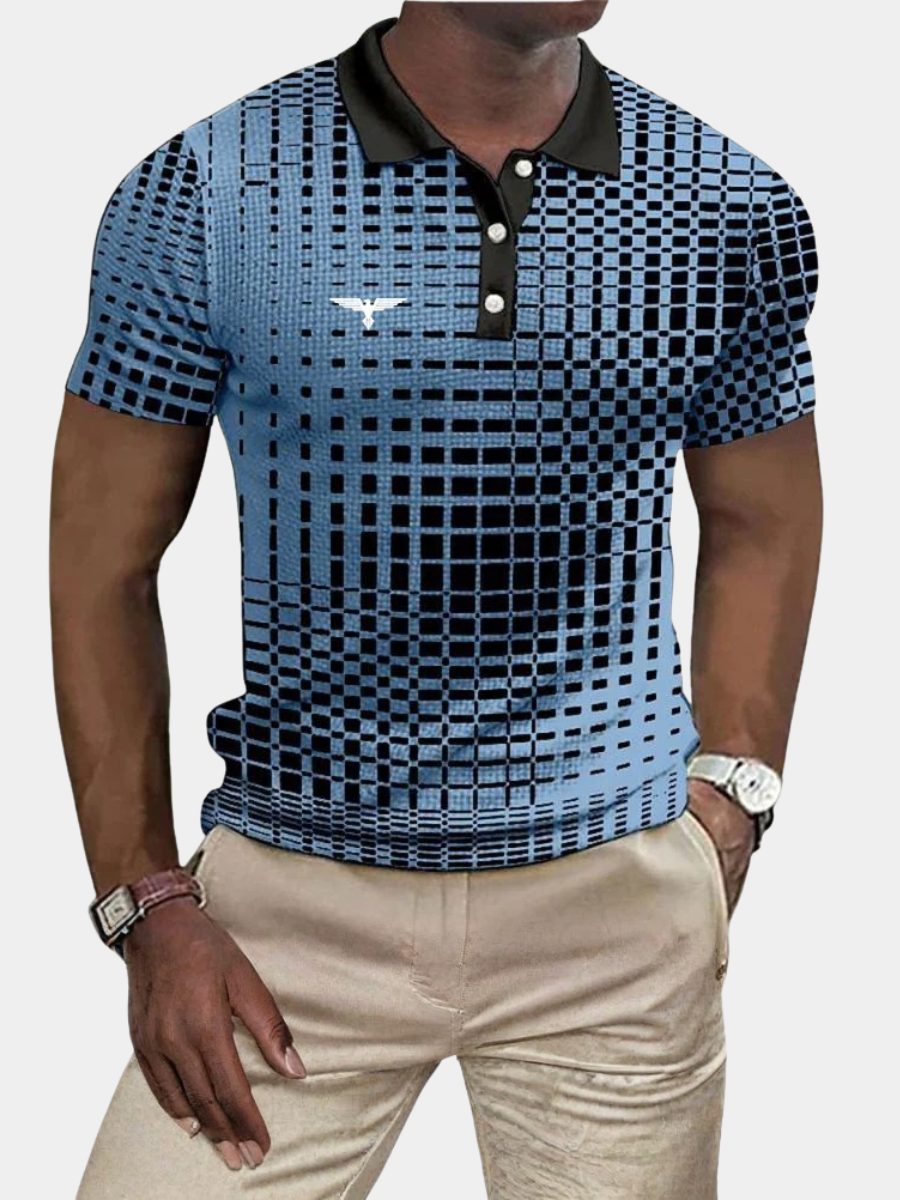 Polo a Quadri da Uomo dal Look Classico
