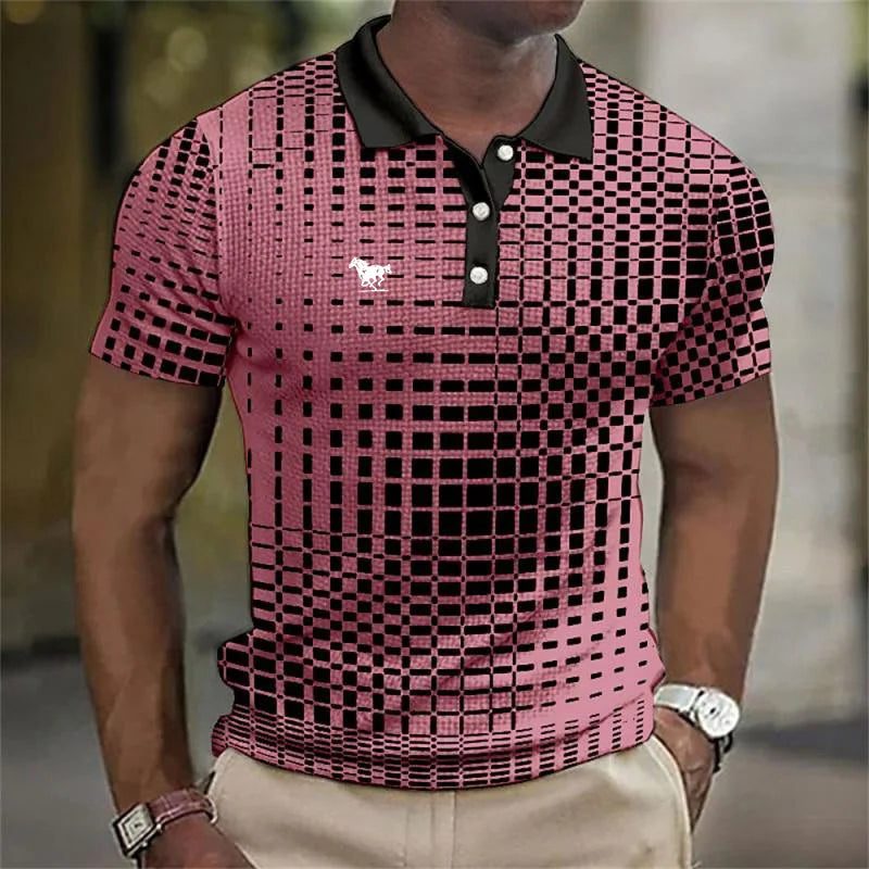 Polo a Quadri da Uomo dal Look Classico — foto 6
