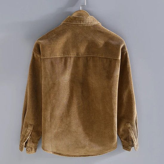 Overshirt in Velluto a Coste da Uomo Ampia — foto 5