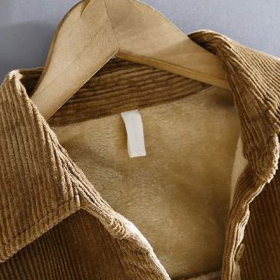 Overshirt in Velluto a Coste da Uomo Ampia — foto 6