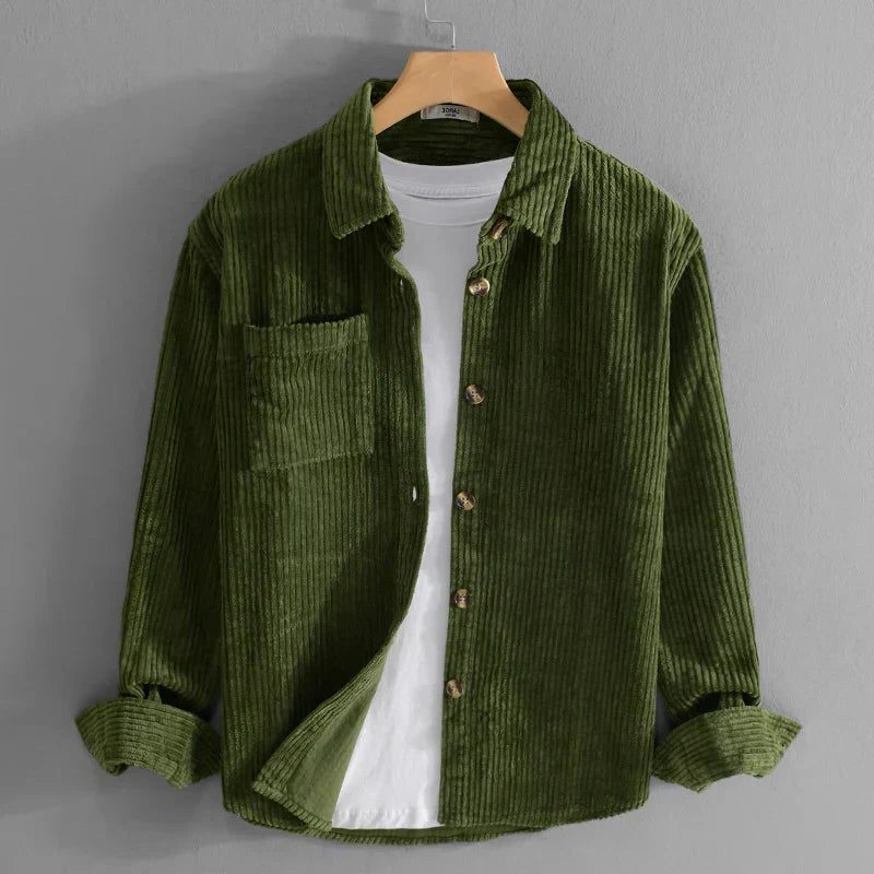 Camicia Texturizzata da Uomo con Taschino — foto 4