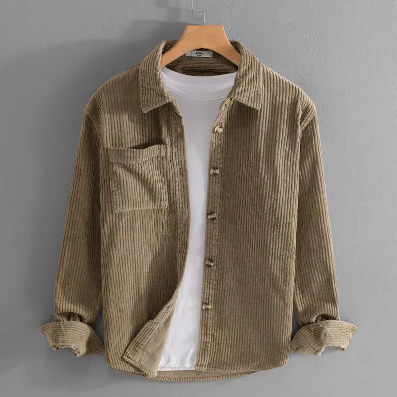 Camicia Texturizzata da Uomo con Taschino — foto 5
