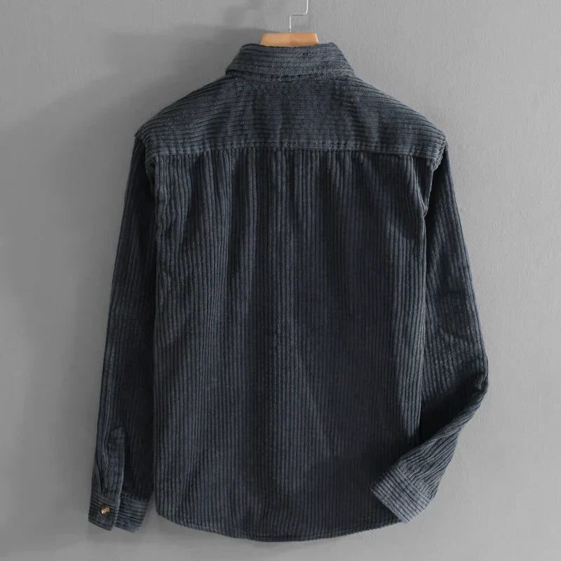 Camicia Texturizzata da Uomo con Taschino — foto 6