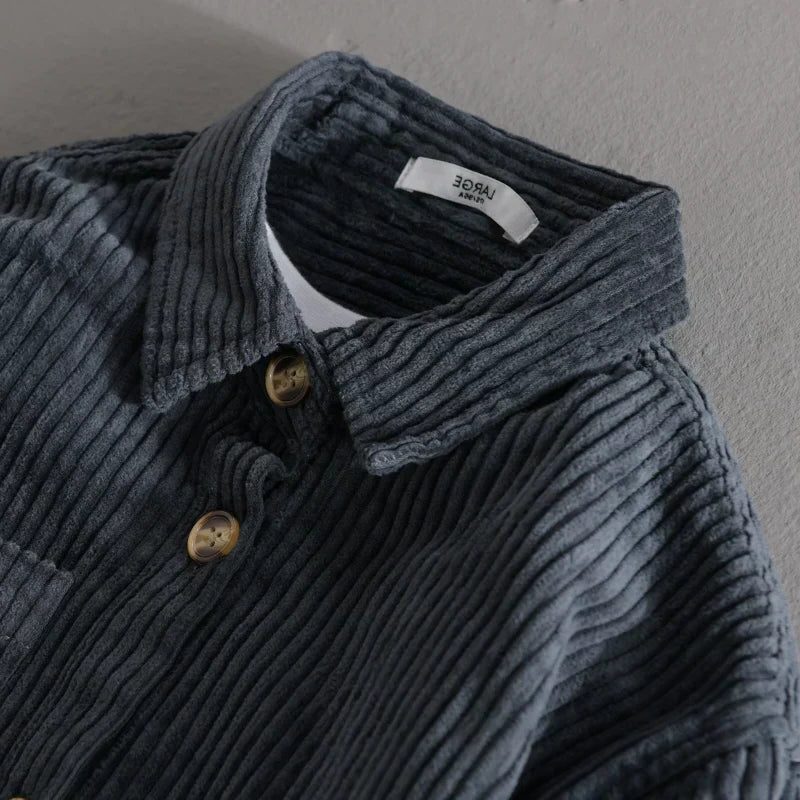 Camicia Texturizzata da Uomo con Taschino — foto 8