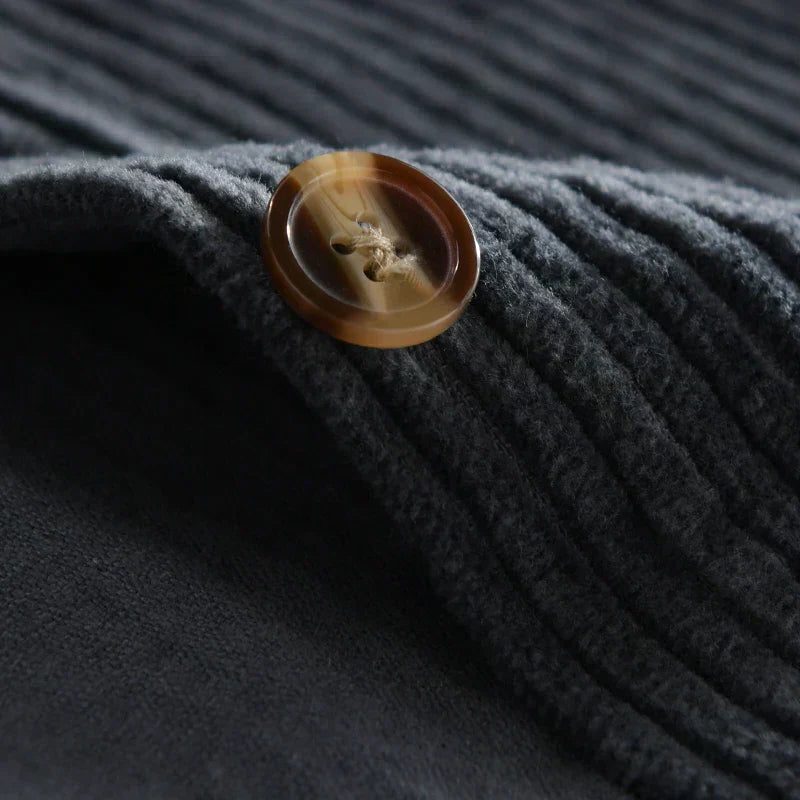 Overshirt in Velluto a Coste da Uomo Comfort — foto 7