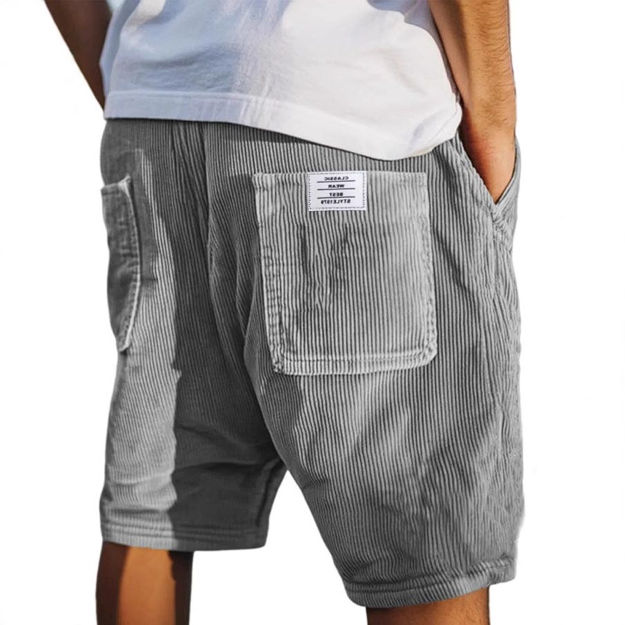 Pantaloncini Testurizzati da Uomo Tasche a Filo