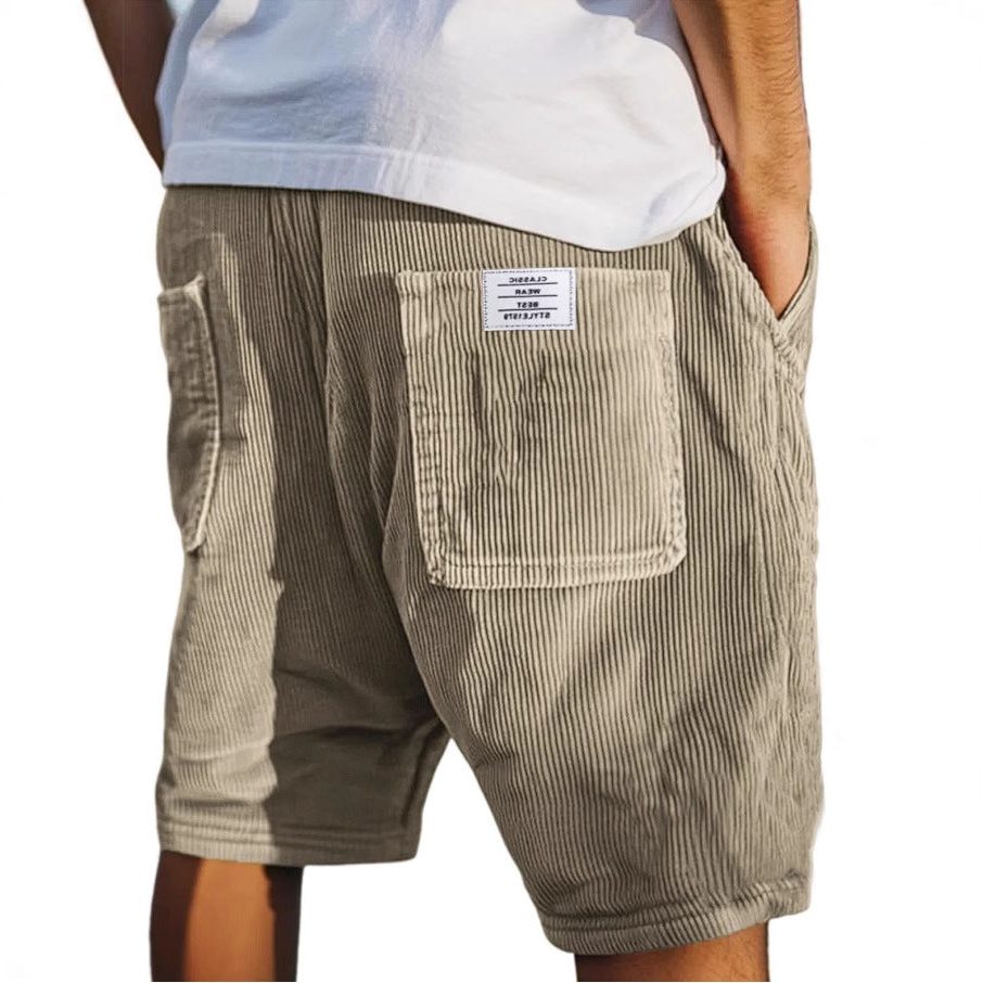 Pantaloncini Testurizzati da Uomo Tasche a Filo — foto 2