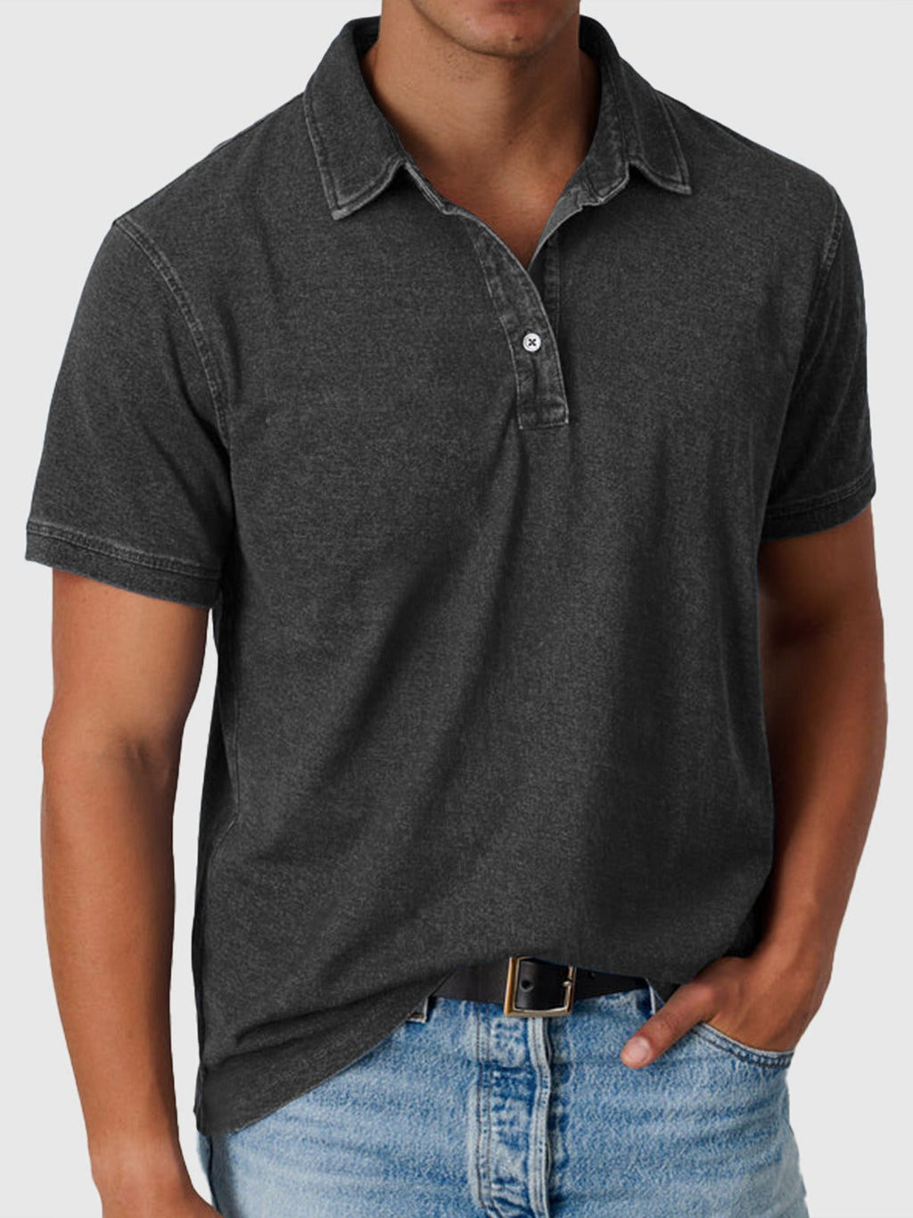Polo Smart Casual da Uomo a Maniche Corte — foto 5